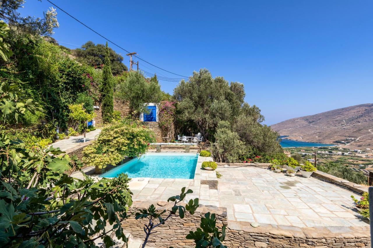 Anezas Mansion Stone-Built Traditional Villa Chones Exterior photo
