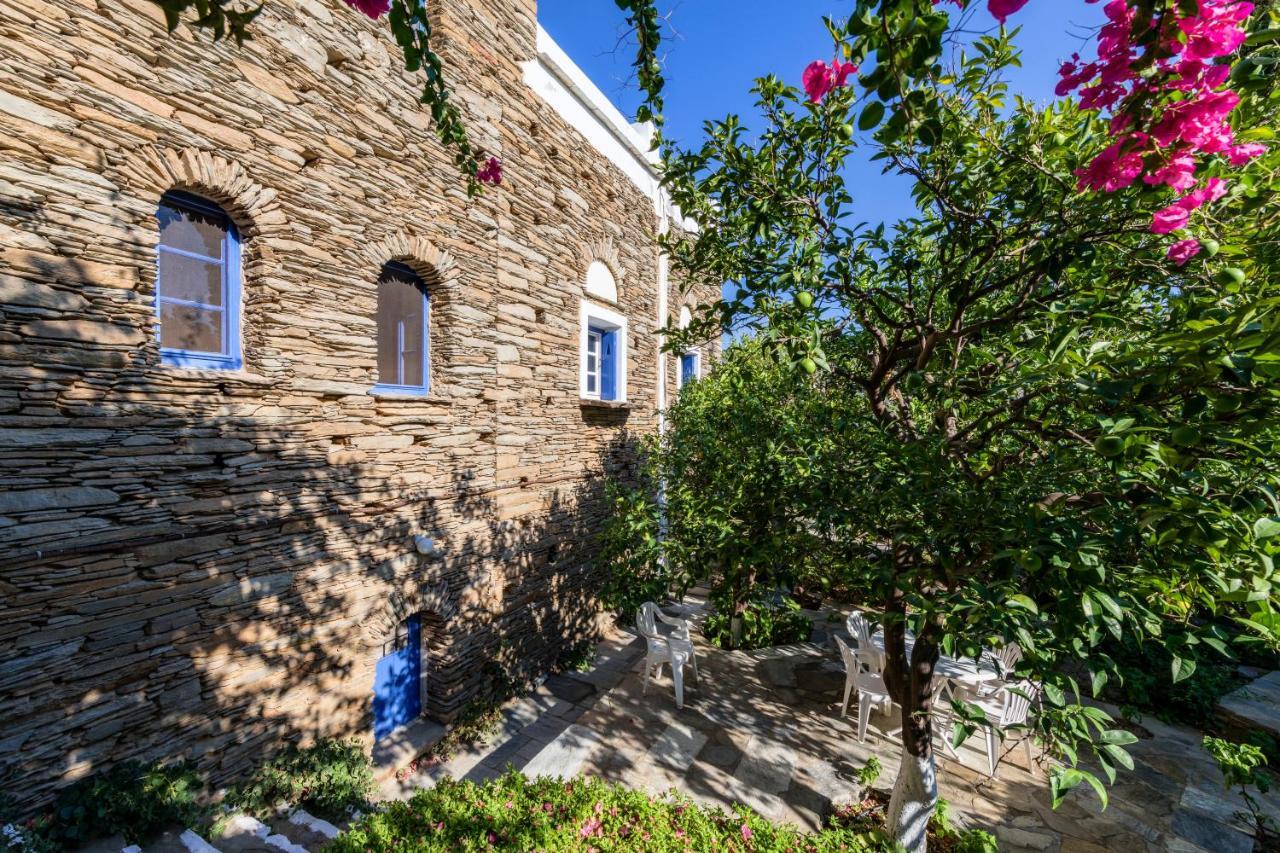 Anezas Mansion Stone-Built Traditional Villa Chones Exterior photo