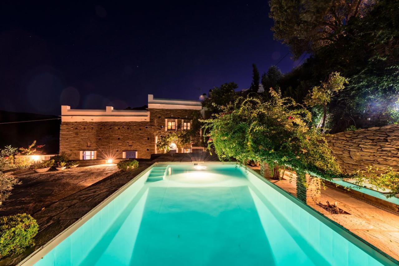 Anezas Mansion Stone-Built Traditional Villa Chones Exterior photo